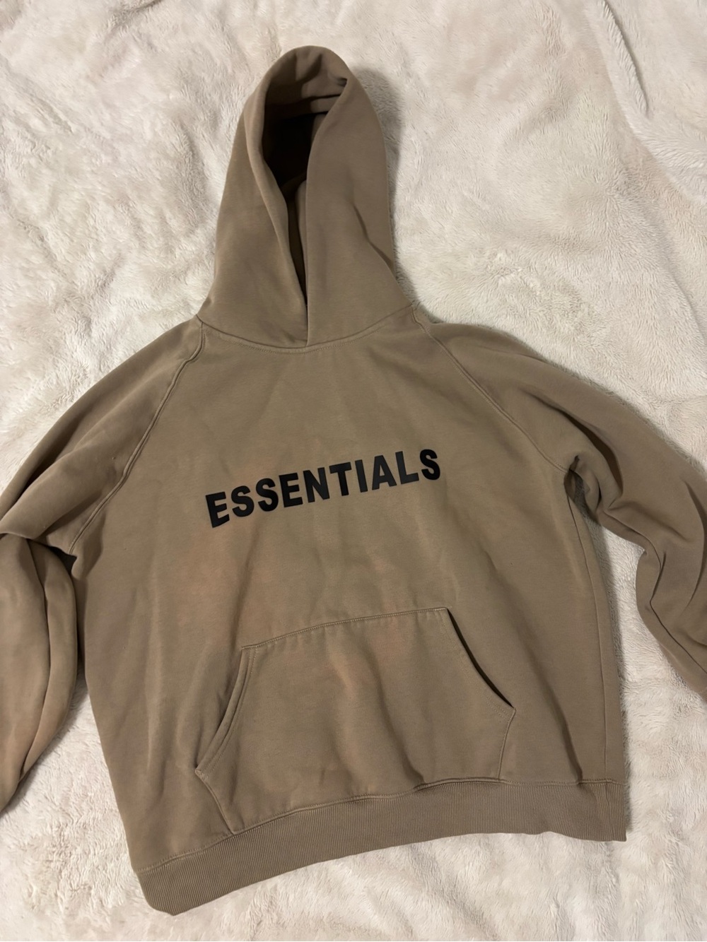 Essentials Women's Crewneck Hoodie in Taupe